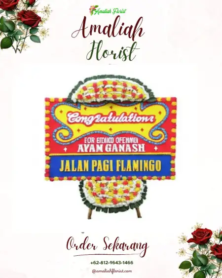 Sewa Papan Bunga Anggrawati